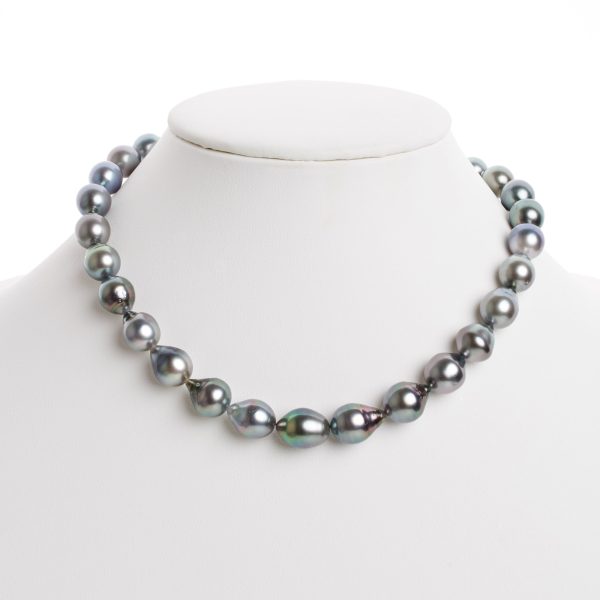 10.2-12.2 mm AA+/AAA Tahitian Drop Pearl Necklace