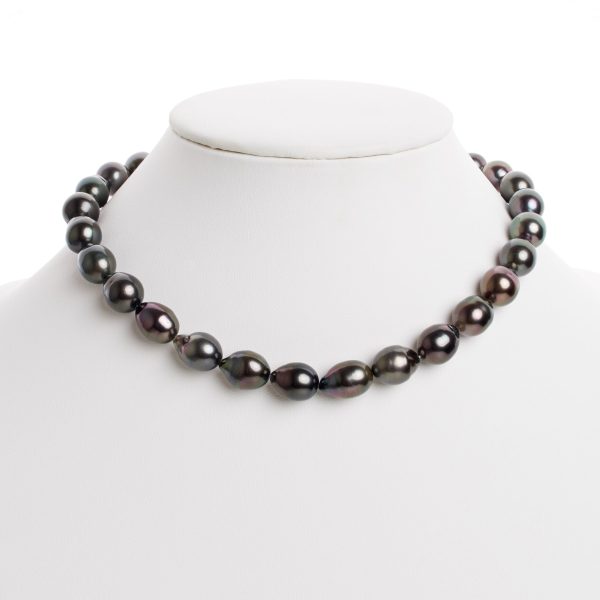 10.9-11.6 mm AA+/AAA Tahitian Drop Pearl Necklace