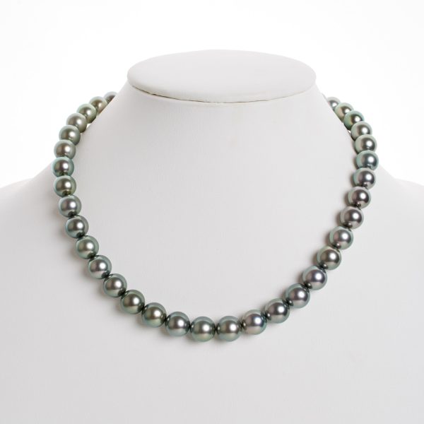 10.0-11.4 mm AAA Tahitian Round Pearl Necklace