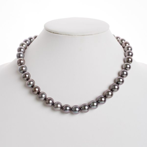 10.3-12.0 mm AAA Tahitian Round Pearl Necklace