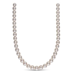 10.0-12.3 mm AA+/AAA White South Sea Round Pearl Necklace