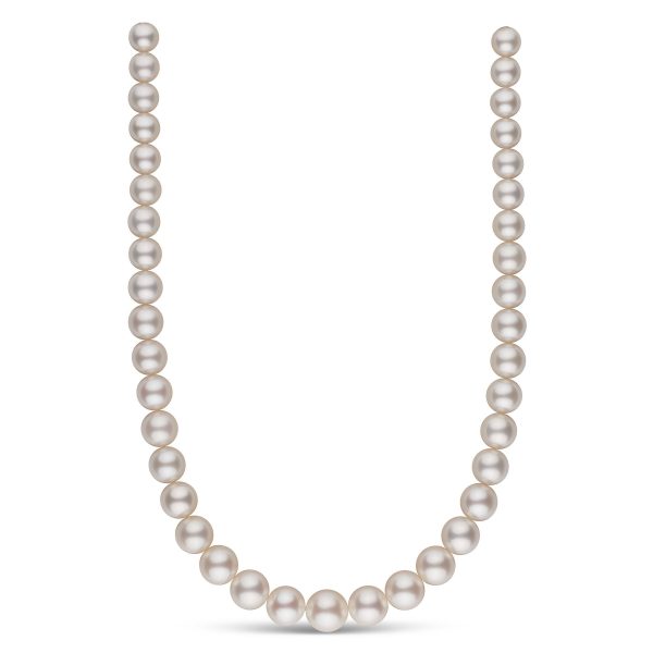 10.0-13.8 mm AA+/AAA White South Sea Round Pearl Necklace